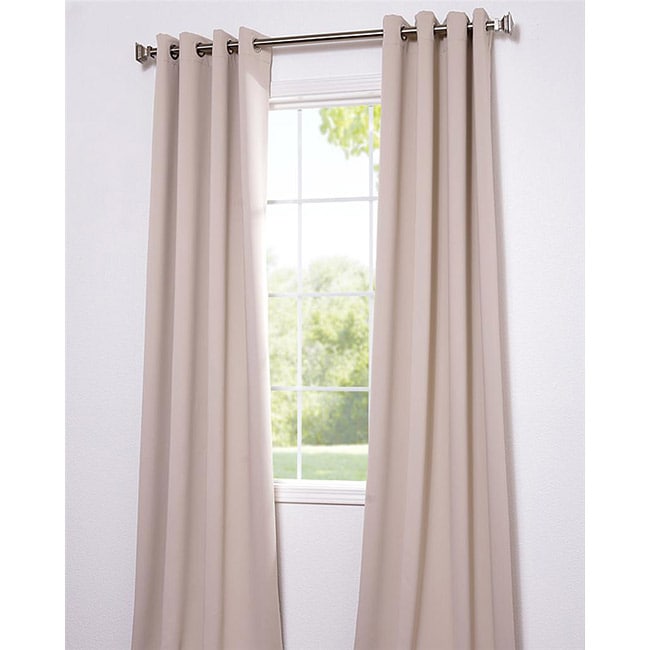 Beige Thermal Blackout 108 inch Curtain Panel Pair Today $114.99 4.0