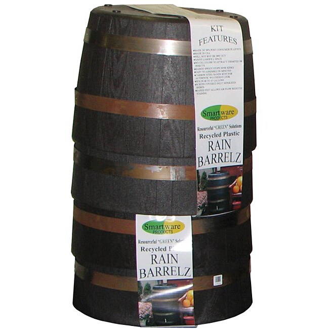 SmartWare 410032 Smart BarrelZ Whiskey Barrel Planter