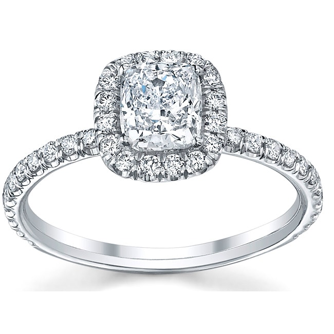   Gold 1 1/3ct TDW Diamond Engagement Ring (H, SI2)  