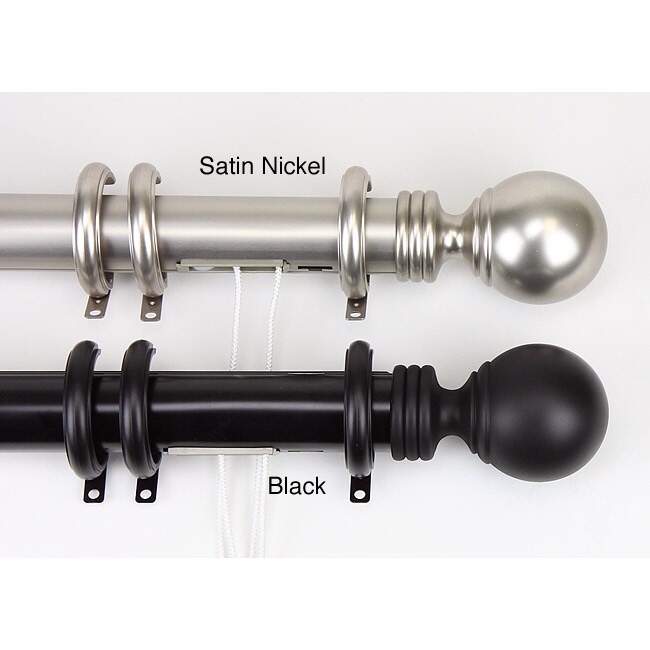 Globe Decorative Traverse Rod Center Open