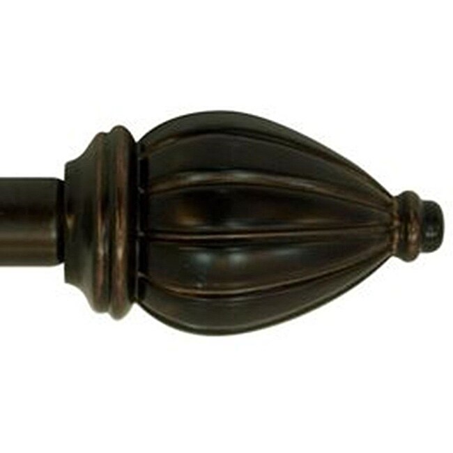 Shop Achim Lawson Curtain Rod/Tapestry Rod Antique Bronze 4886 in