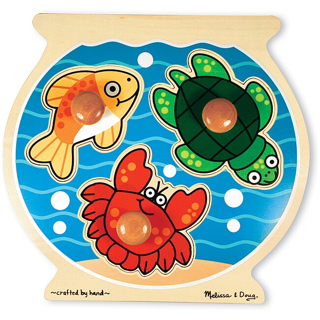Melissa & Doug Fish Bowl Jumbo Knob Puzzle