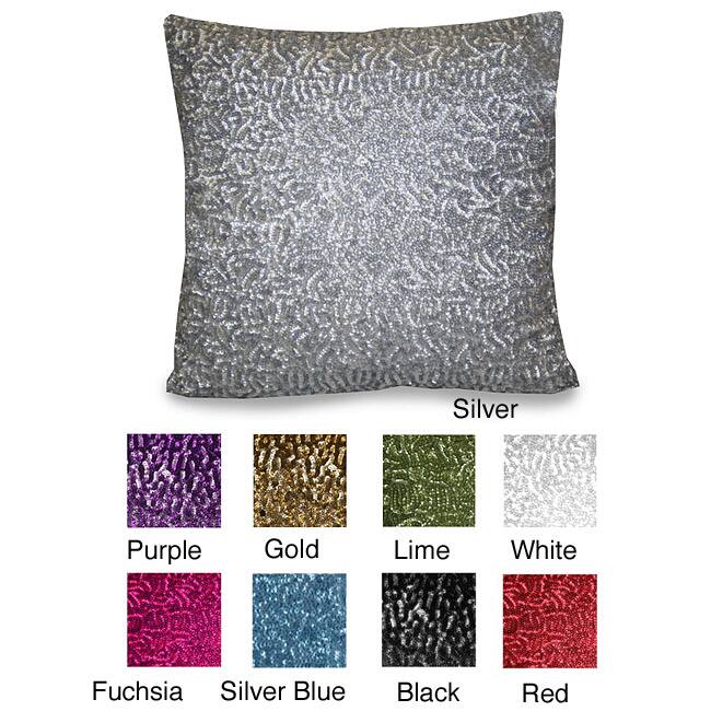 Rockefeller All Over Sequin Pillow (14 x 14)