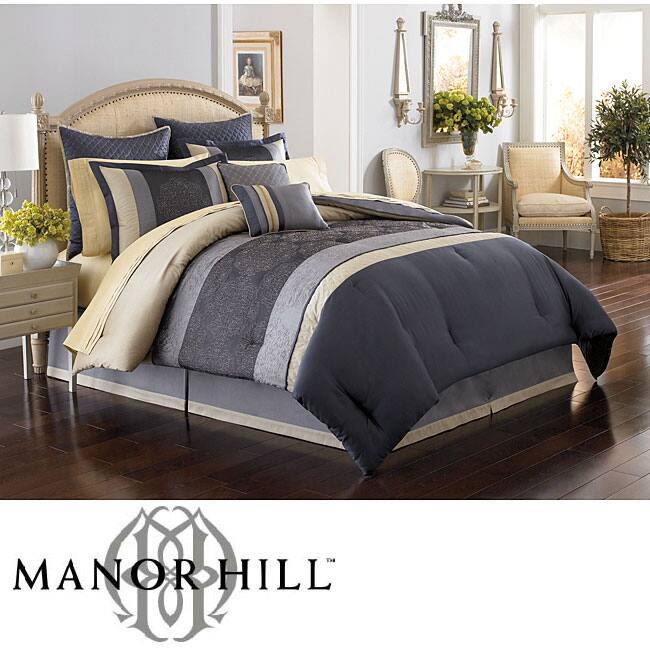 Manor Hill Carroll Place Full/ Queen 8-Piece Bed in a Bag with Sheet Set