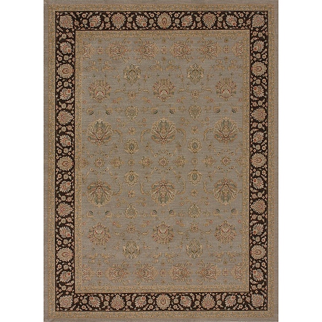 Dorchester Grey/ Espresso Rug (77 x 105) Today $489.99 Sale $440