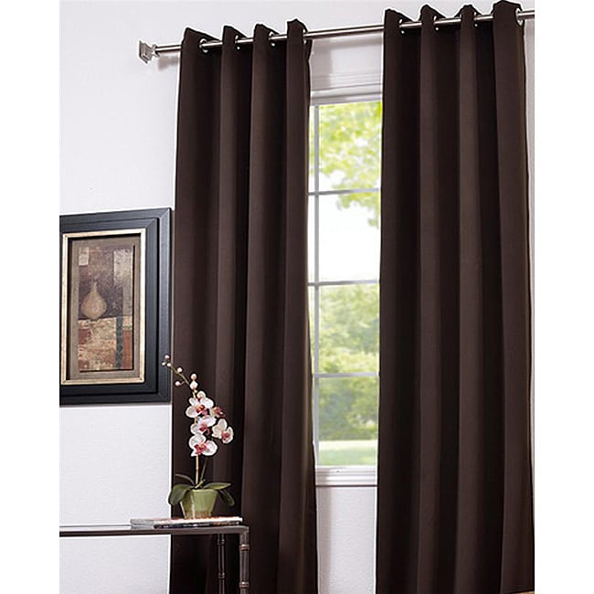 Grommet Java Designer Blackout 108 Inch Curtain Panel Pair Today $114