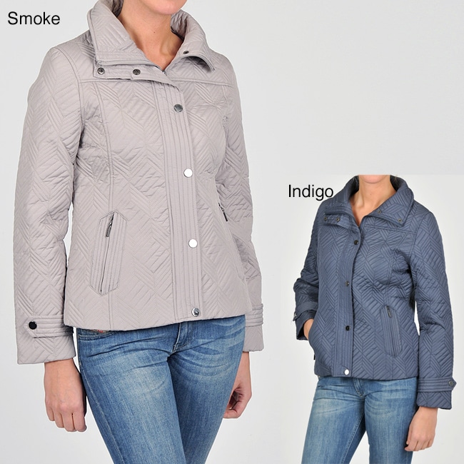 Weatherproof Womens Quilted Stand Collar Jacket