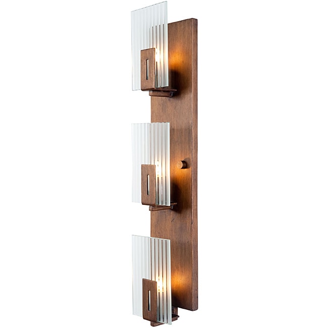 Varaluz Illusion Bath Light   Vertical Three Light  