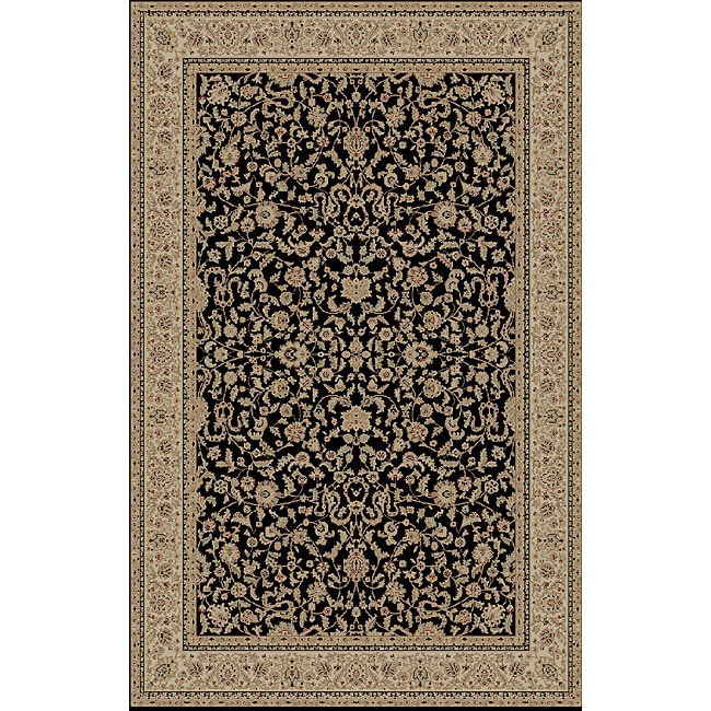 Kashmir Black Area Rug (89 x 123)