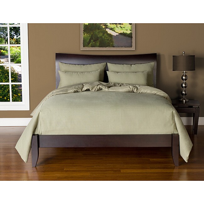 Belfast Sage 6 piece Full size Duvet Cover Set  