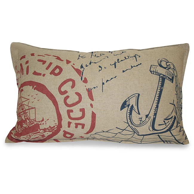 Thro Nautical Decorative Pillow (12 x 20)