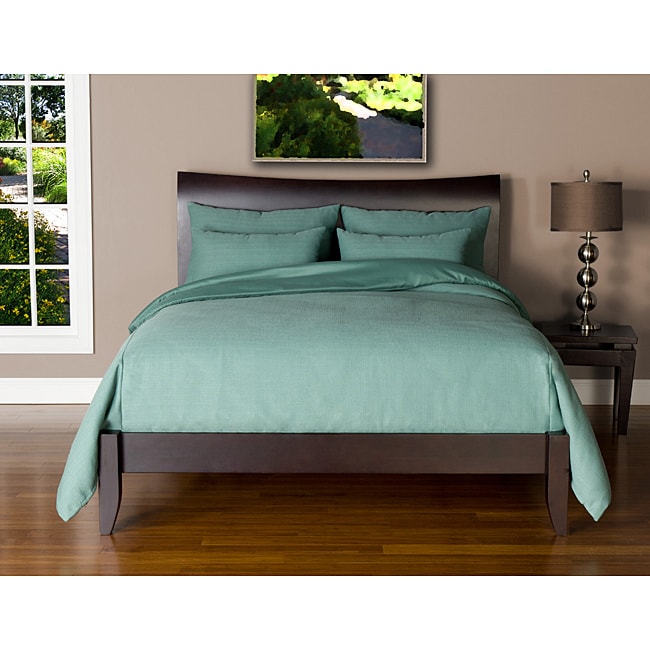 Belfast Teal Twin size 4 piece Duvet Cover Set