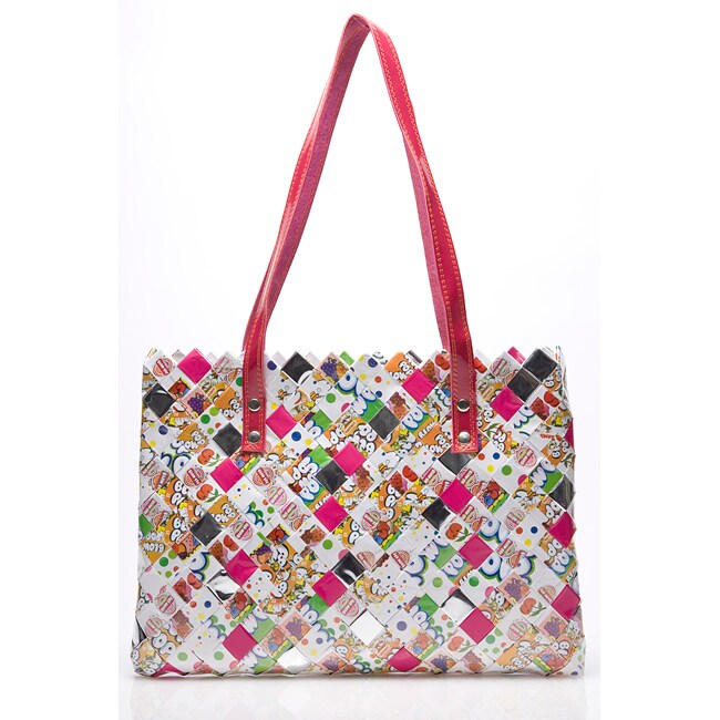 'Blow Pop' Candy Wrapper Tote Bag - 14026845 - Overstock.com Shopping ...