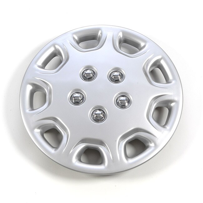 Chrome/silver 14 inch Abs Hub Caps (set Of Four) (When checking your tire size, do not measure the hub cap. It will give a larger size than needed. For the correct size, it goes by the tire size. Check the sidewall of your tire for a series of #s like P2