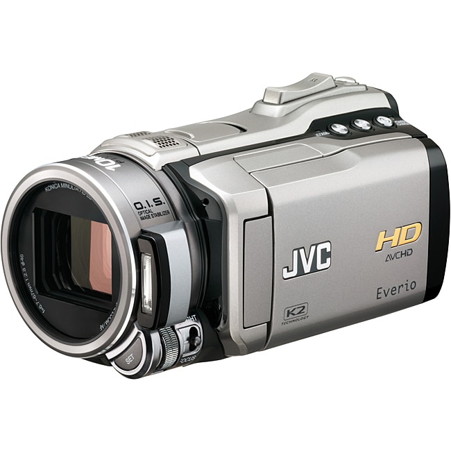 JVC GZ HM1SUS HD Everio Flash Memory 64GB Camcorder (Refurbished 