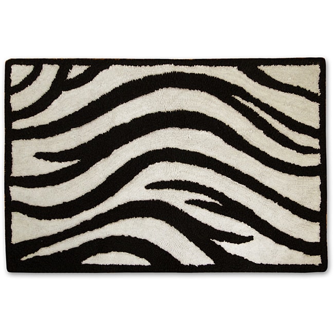 Jovi Home 'Zebra' Cotton Bath Mat