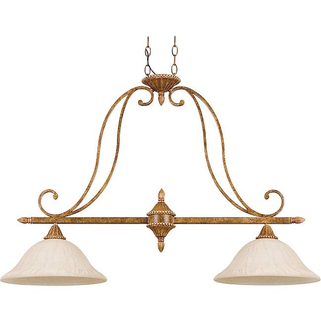 Luminance 2-Light Island Pendant Fixture