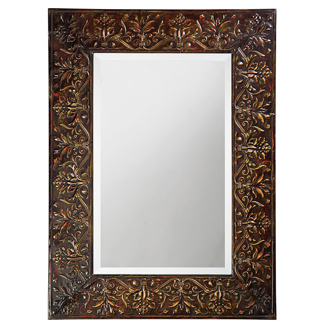 dorigrass distressed mocha rustic metal framed mirror today $ 217 80