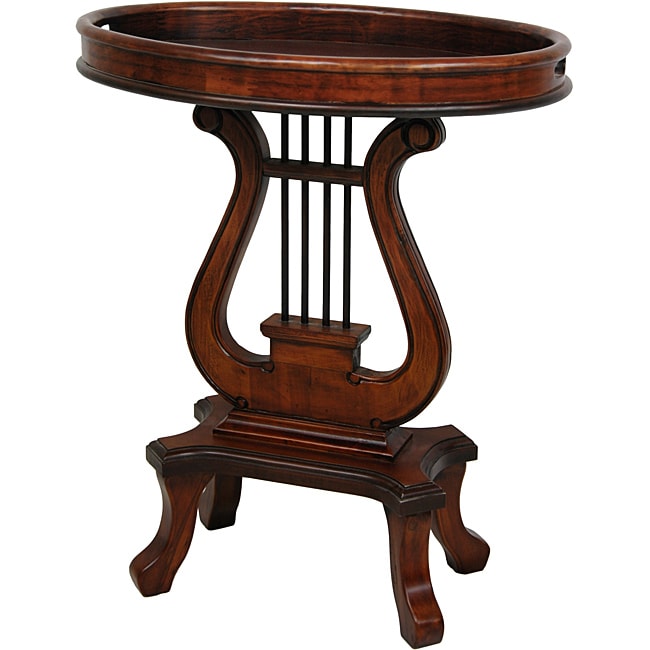 Terpsichores Lyre End Table (China)  