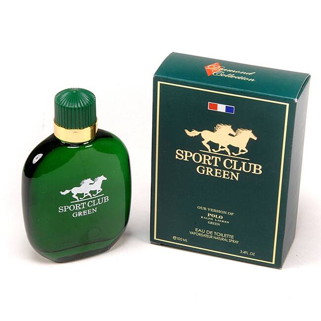 Diamond Collection Sport Club Green Mens 3.4 oz Eau De Toilette 