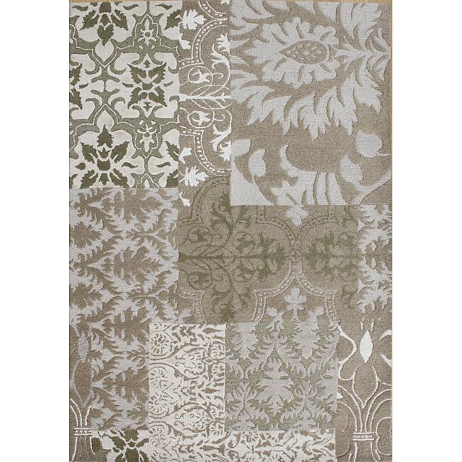 Alliyah Handmade Olive Green New Zealand Blend Wool Rug - 4' x 6'