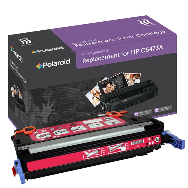 HP 501A Magenta Toner Cartridge by Polaroid (Remanufactured)