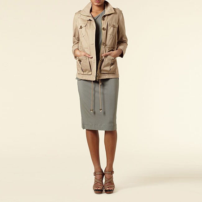 tan anorak jacket