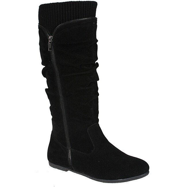 womens flat bottom boots
