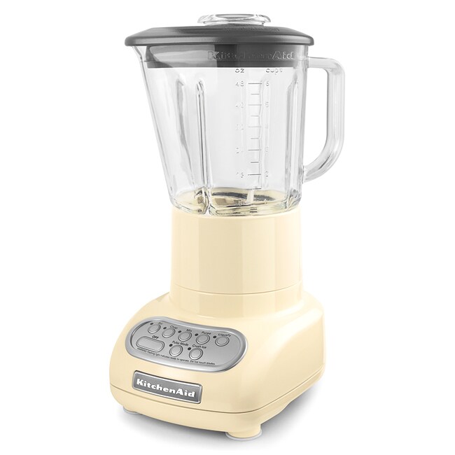 Shop KitchenAid RKSB565AC Almost Cream 5speed Blender with Glass Jar