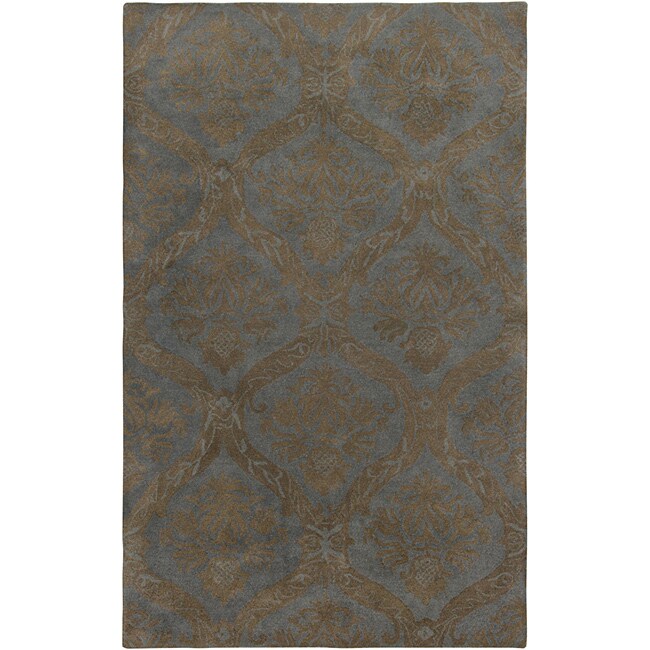 Hand-tufted Averlo Light Gray Rug (9' x 12')