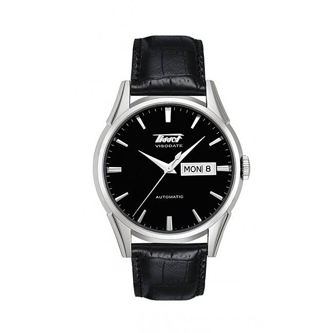 Tissot Men's 'Heritage Visodate' Black Automatic Watch