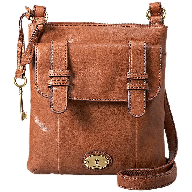 Fossil 'Carson' Leather Crossbody Handbag - Free Shipping Today ...