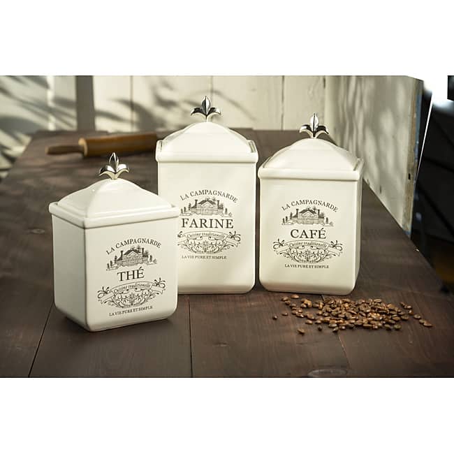 American Atelier Maison 3-piece Canister Set