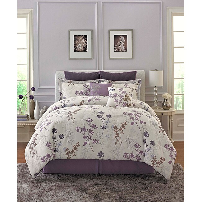 Meadow Flower 8-piece Full-size Comforter Set - Free Shipping Today ...