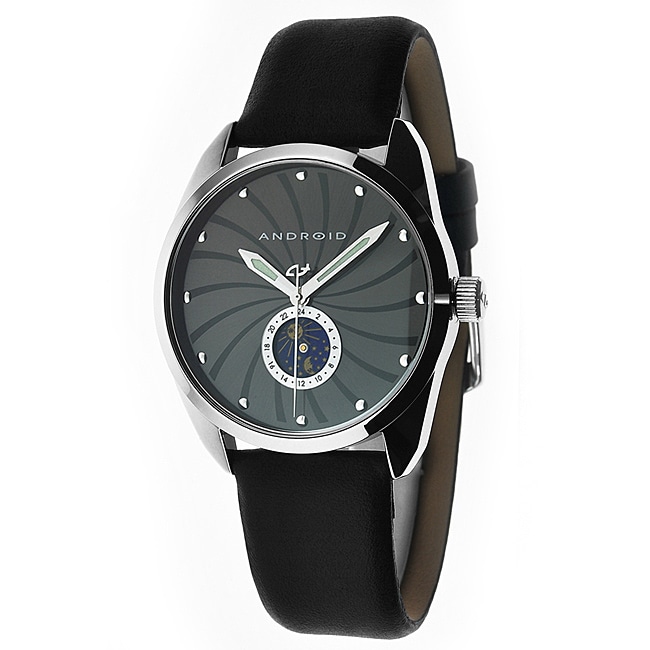 Android Mens Impetus Sun and Moon Black Dial Watch  