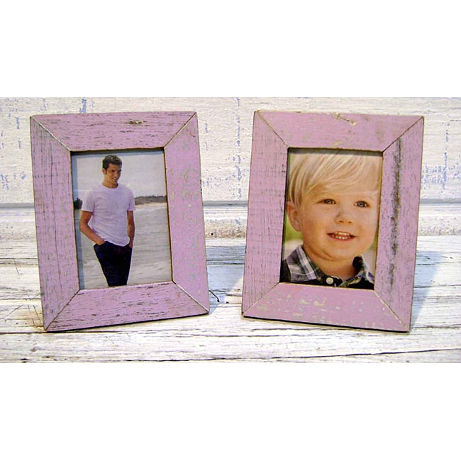 Recycled Boat Wood Beach style 5 window Picture Frame (Thailand 