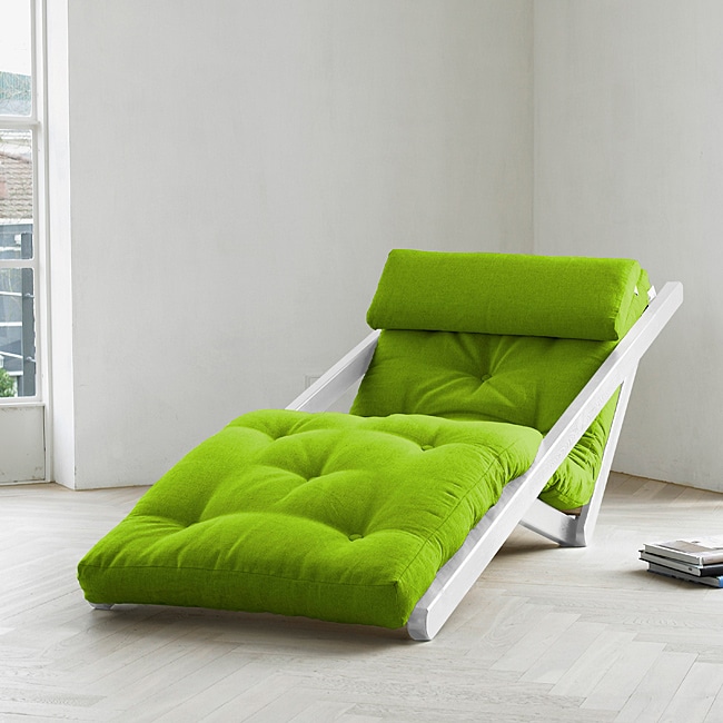 Fresh Futon Lime Fresh Futon Figo White Size Chair