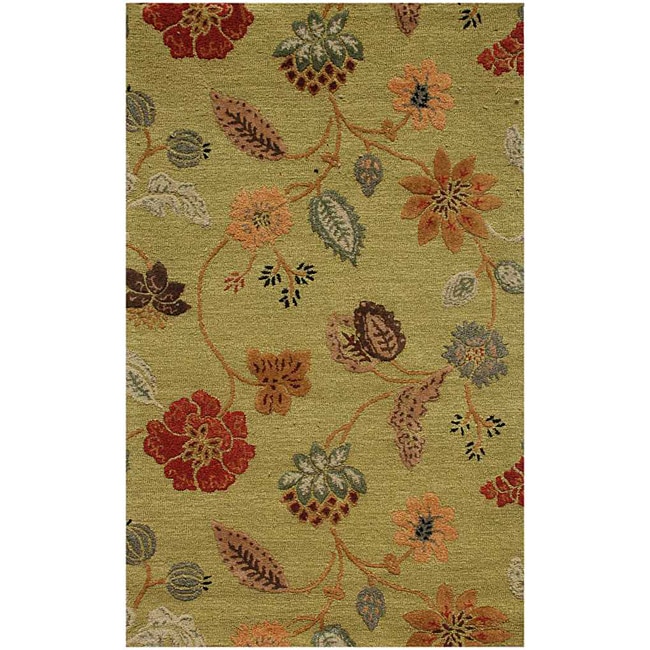 Floral, Yellow Area Rugs Buy 7x9   10x14 Rugs, 5x8