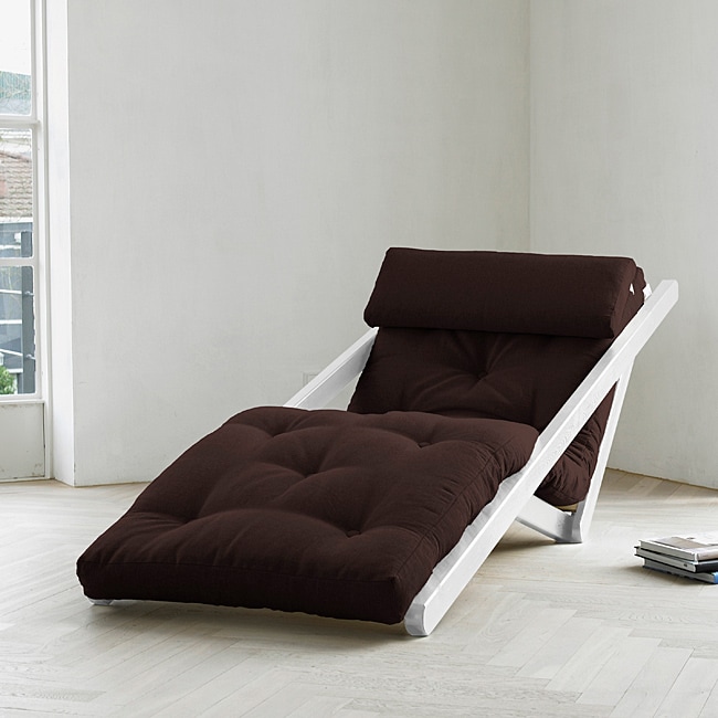 Fresh Futon Chocolate Fresh Futon Figo White Size Chair