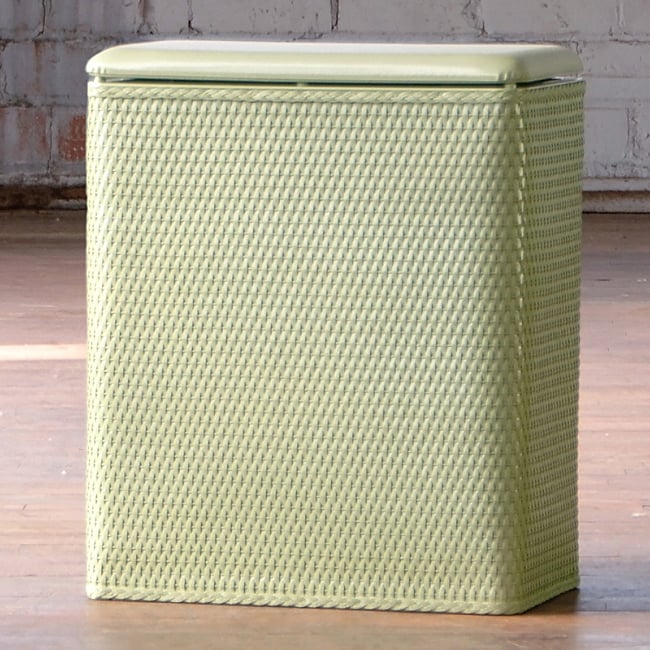 Carter Soft Sage Upright Laundry Hamper Today 