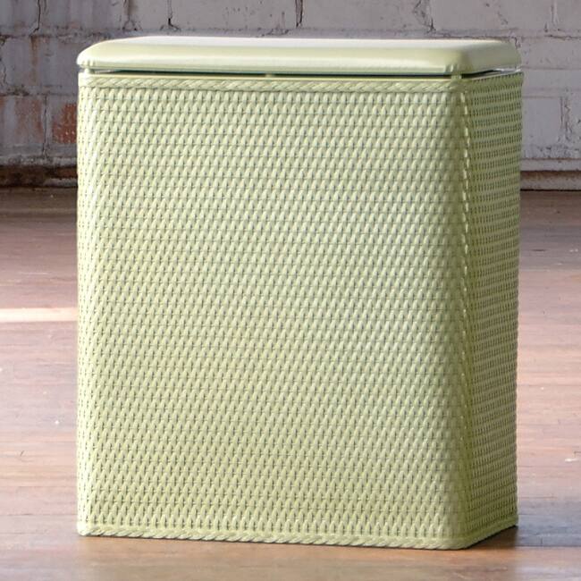 Carter Soft Sage Upright Laundry Hamper