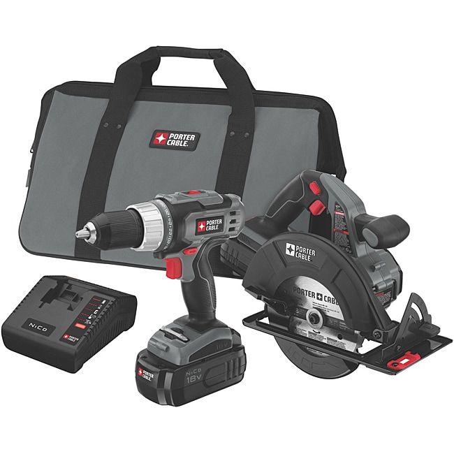 Porter-Cable 18-volt Cordless 2-tool Combo Set