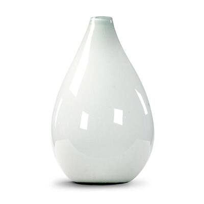 Dalton Designs White 17-inch Reclaimed Glass Vase