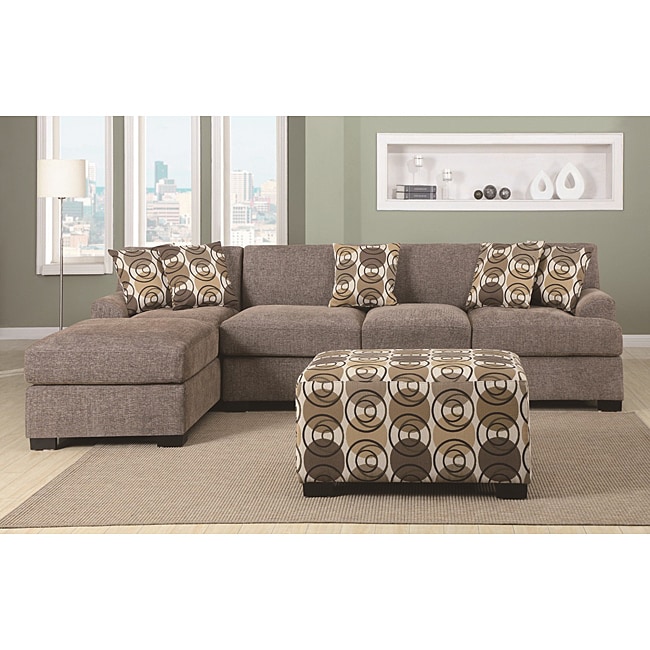 Ash Slate Linen Sectional Set