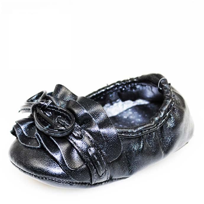 Shop Baby Girl Black Glam Fashion Crib Shoes Free Shipping On Orders Over 45