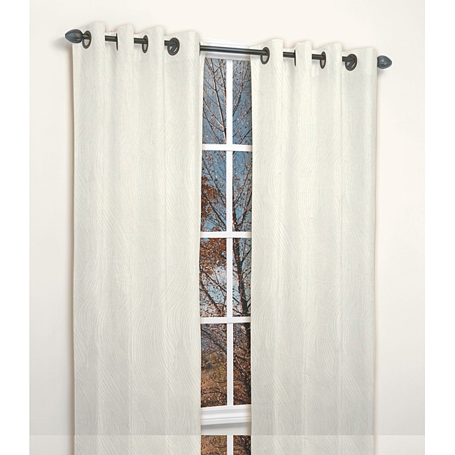 Tempo Ivory 84 inch Curtain Panel Pair  