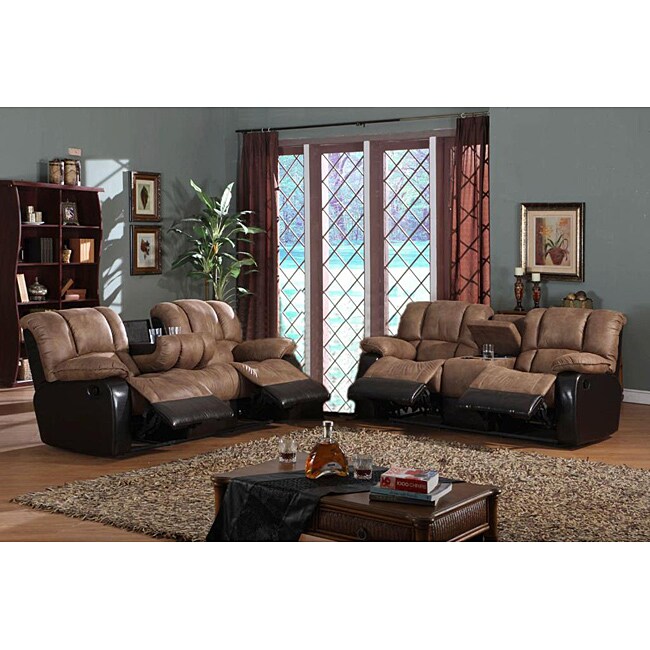Mission Reclining Sofa and Loveseat Set