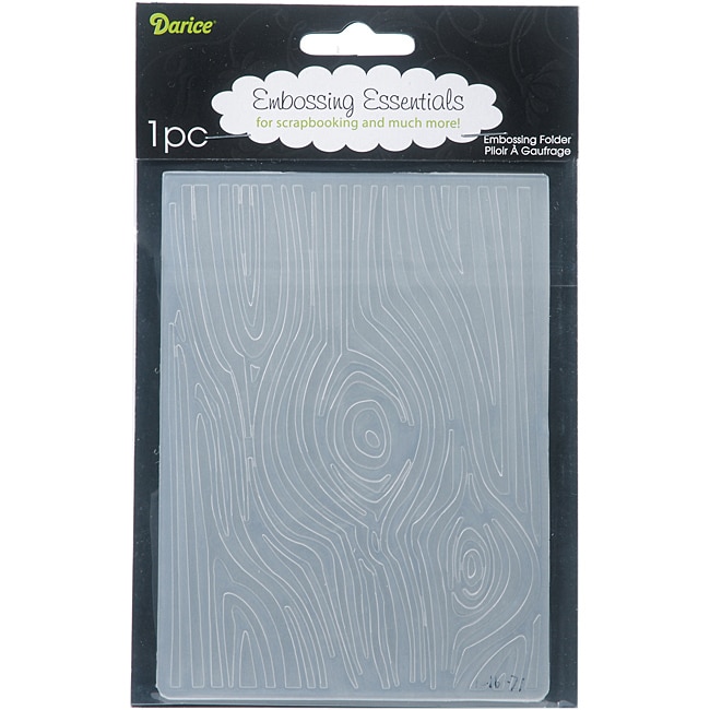 Darice Wood Grain Embossing Folder