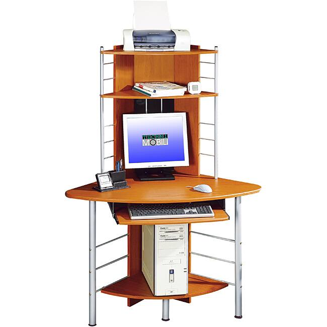 Deluxe Corner Tower Computer Workstation Desk