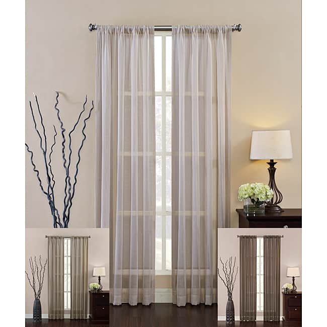 Jute 84-inch Curtain Panel